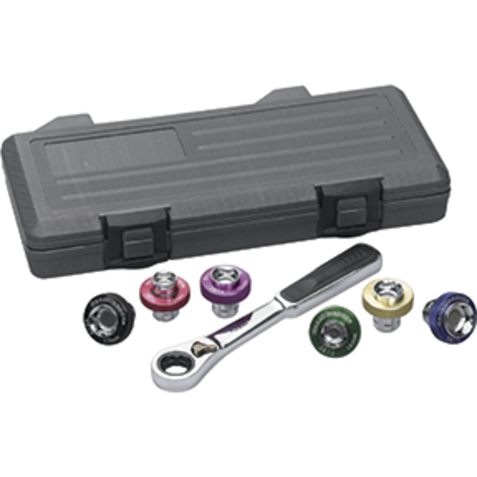GearWrench 7-Piece Magnetic Oil Drain Plug Socket Set — 3/8in. Drive, 6-Point, Metric, Model# KDT3870D